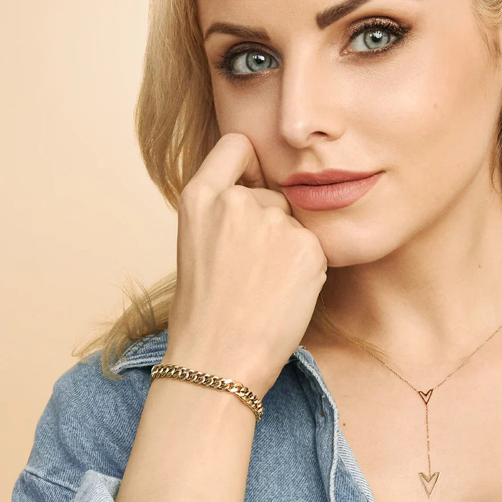 Gold Vintage Cuban Bracelet