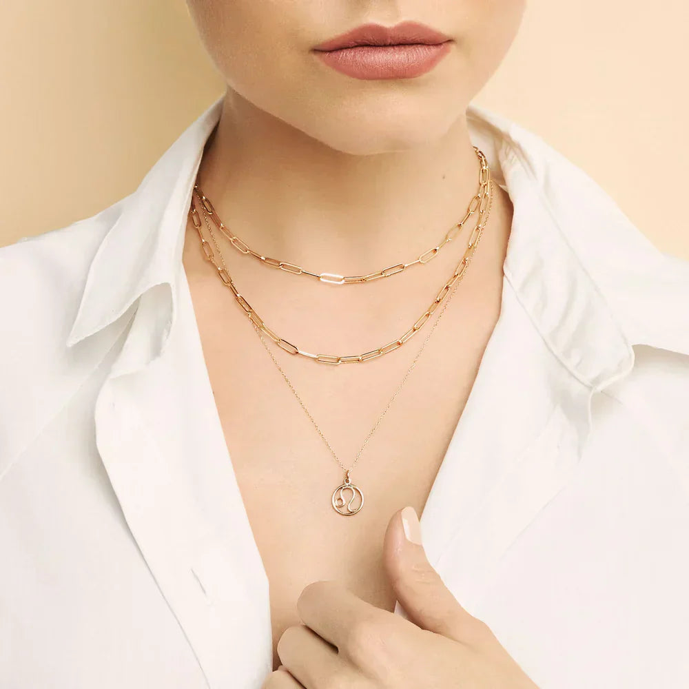 Gold Zodiac Sign Necklace