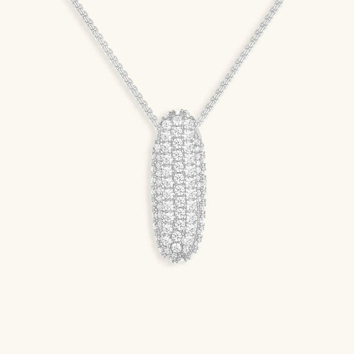 Initial Bubble Diamond Necklace
