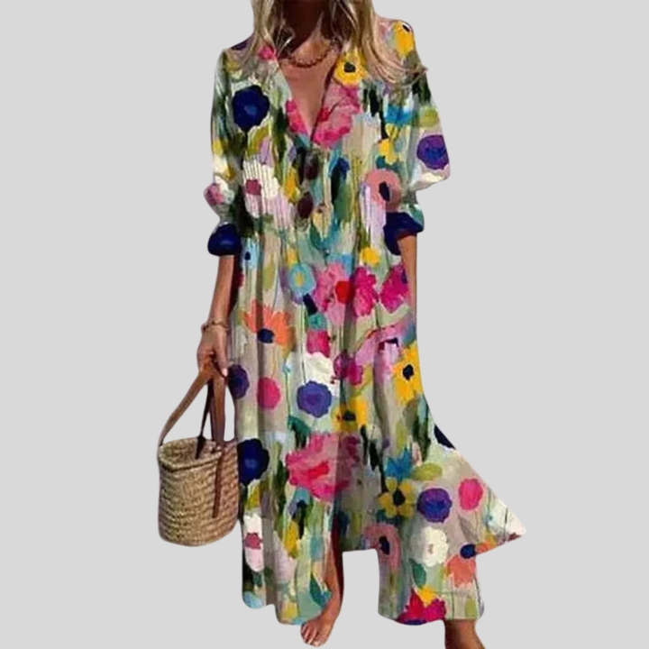 Zaria | Chic Bohemian Maxi Dress