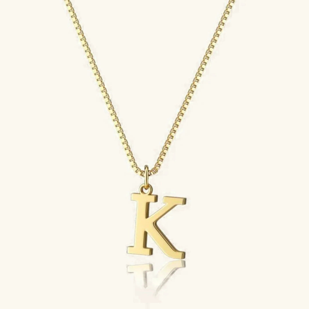Gold Initial Necklace