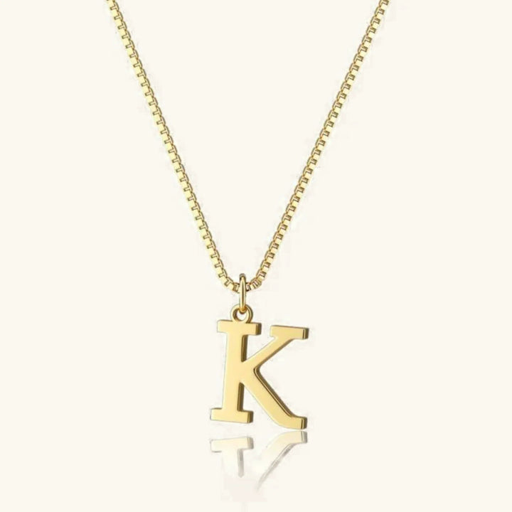 Gold Initial Necklace