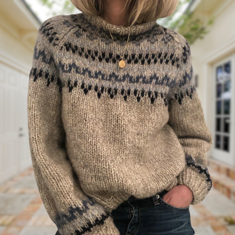 Karen | Vintage Icelandic Knit Sweater