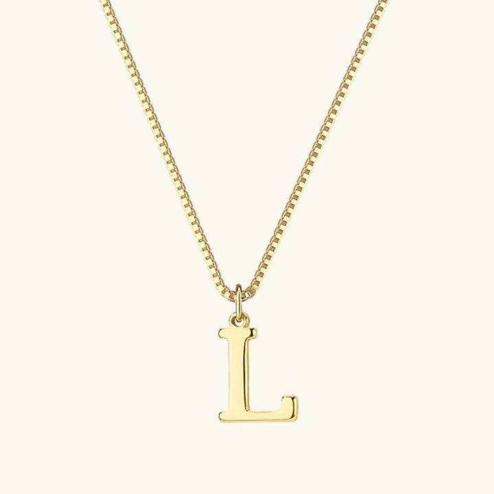Gold Initial Necklace