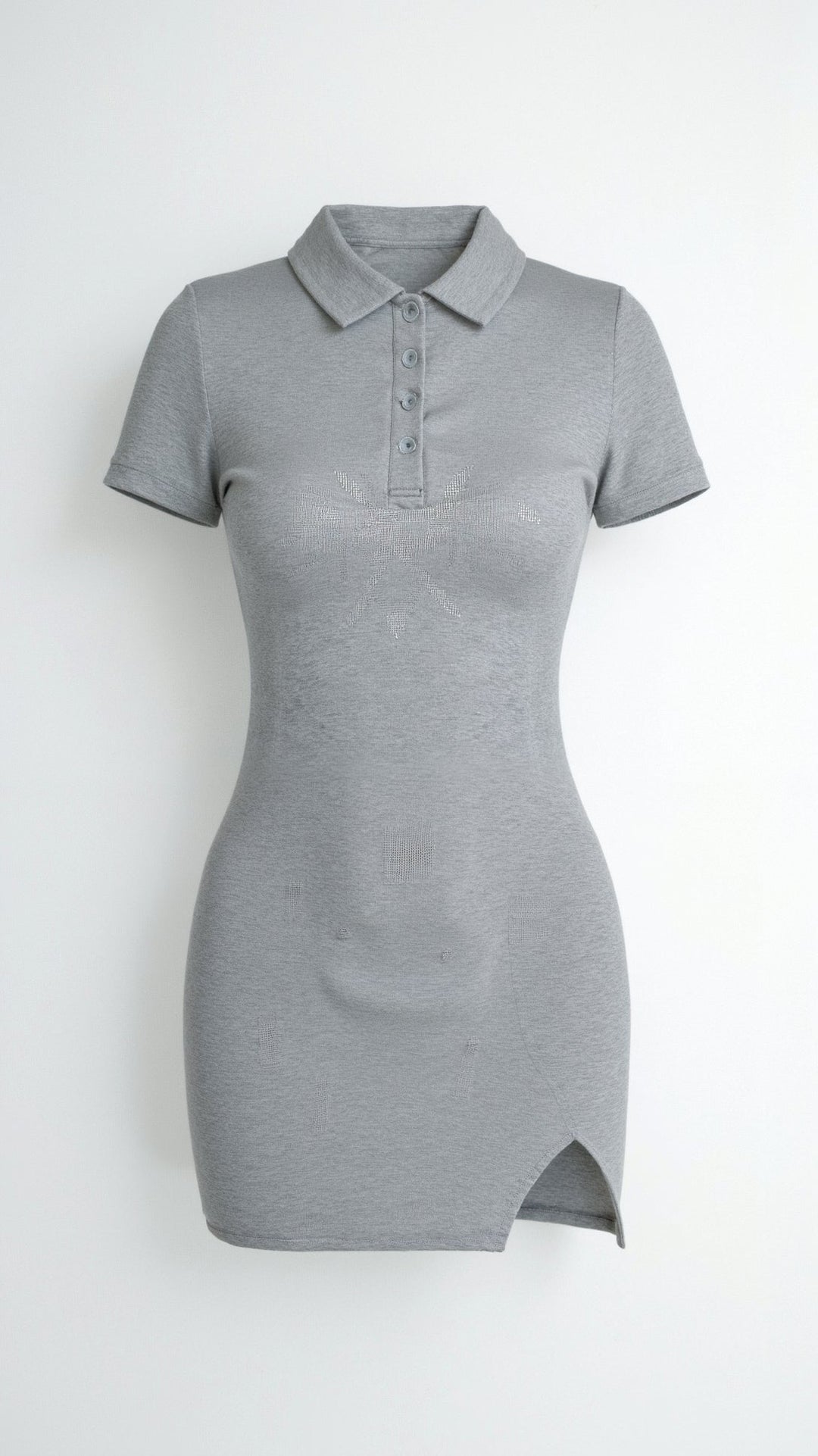 Lila Classic Collar Bodycon Mini Dress