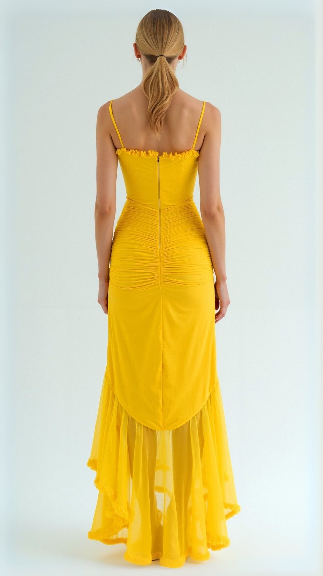 Edith Elegant Sweetheart Maxi Dress