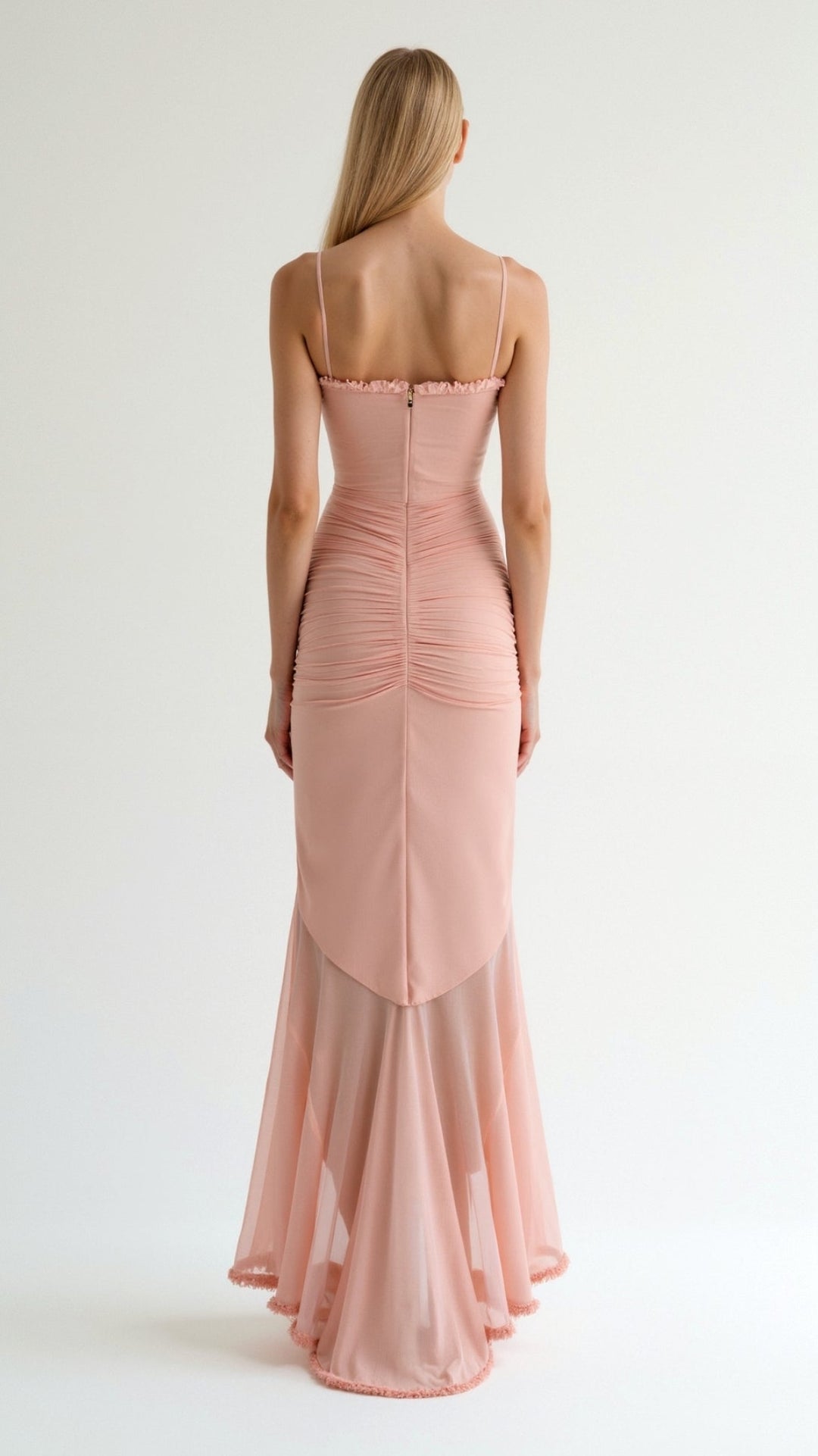 Edith Elegant Sweetheart Maxi Dress