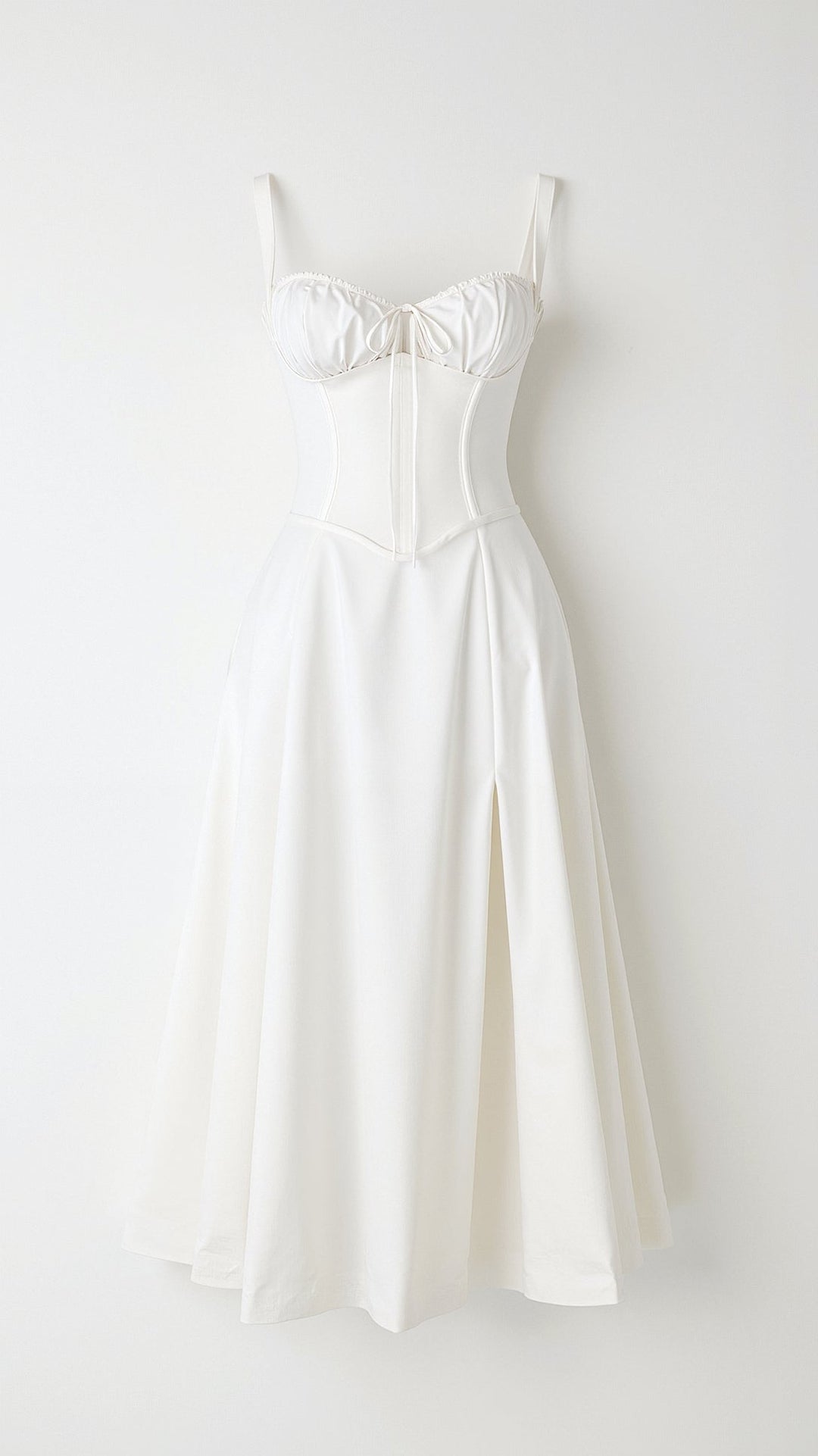Lila Elegant Sweetheart Midi Dress