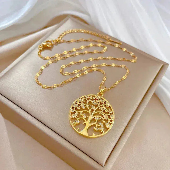 Gold Roots of Life Necklace