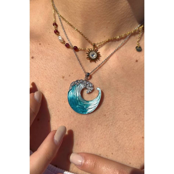 Aurea: Wave of Light Necklace