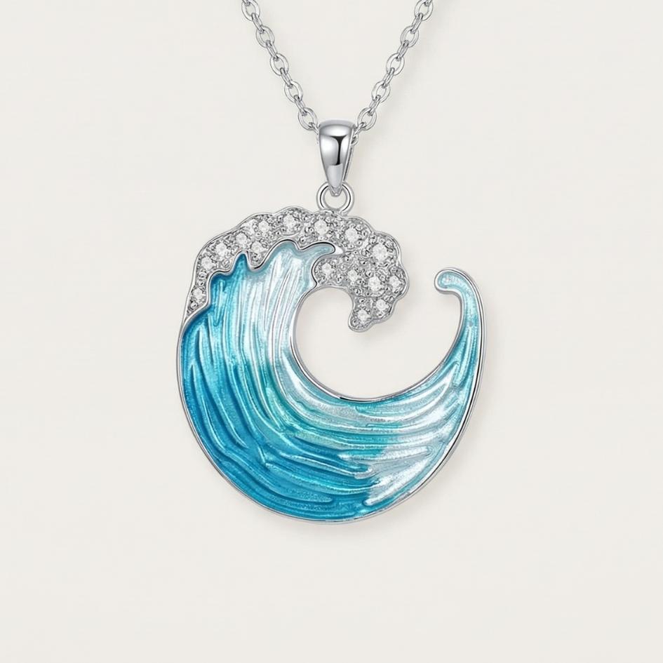 Aurea: Wave of Light Necklace