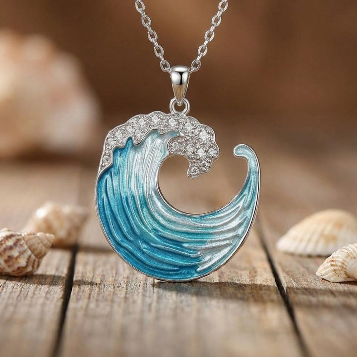 Aurea: Wave of Light Necklace