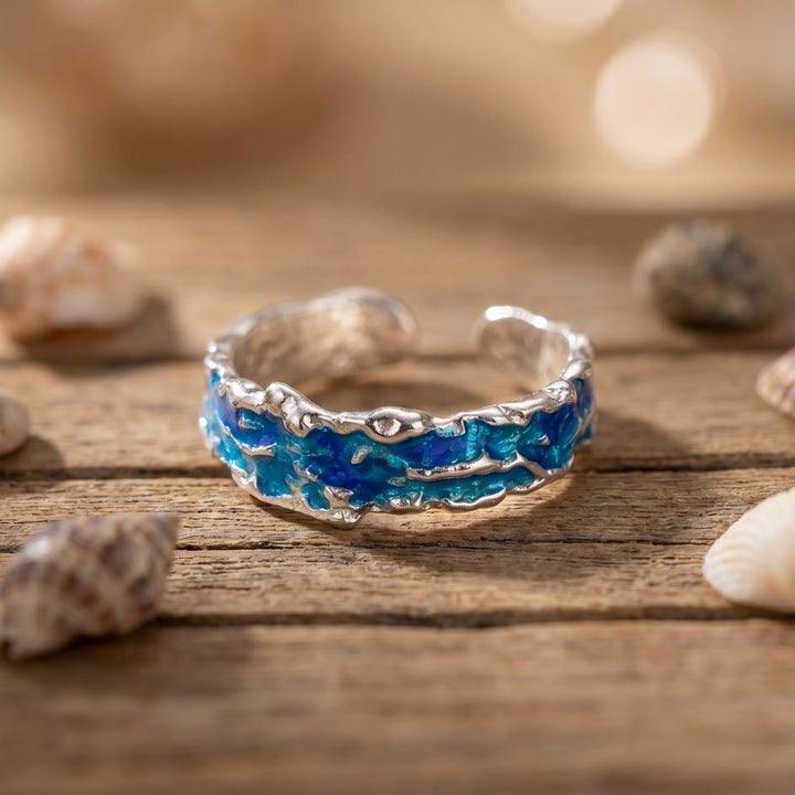Nerissa Silver Wave Necklace