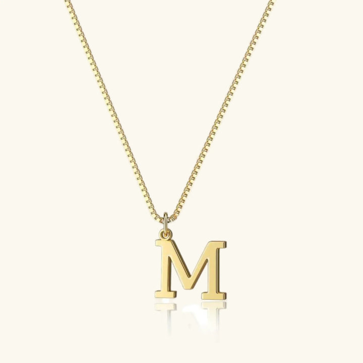 Gold Initial Necklace