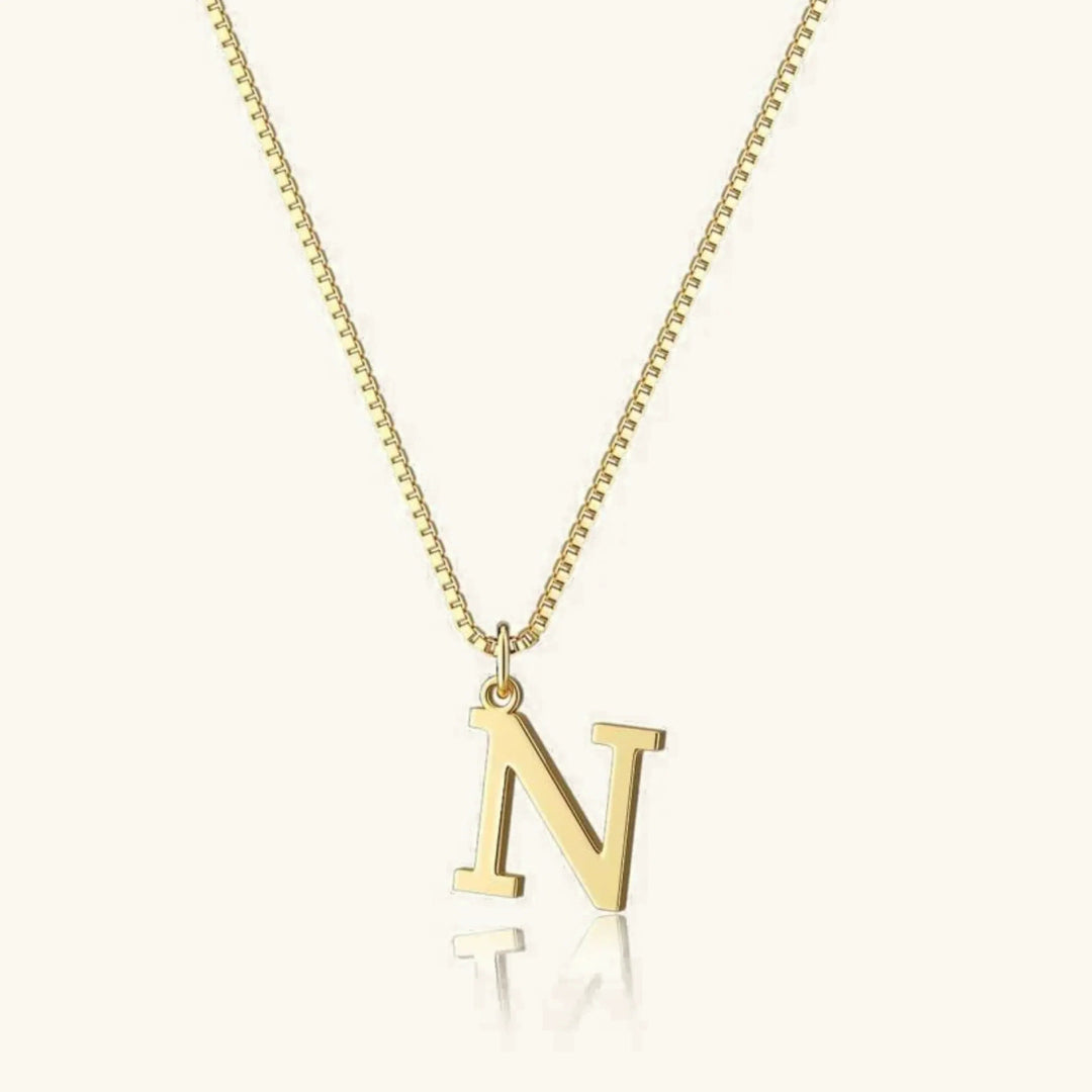 Gold Initial Necklace