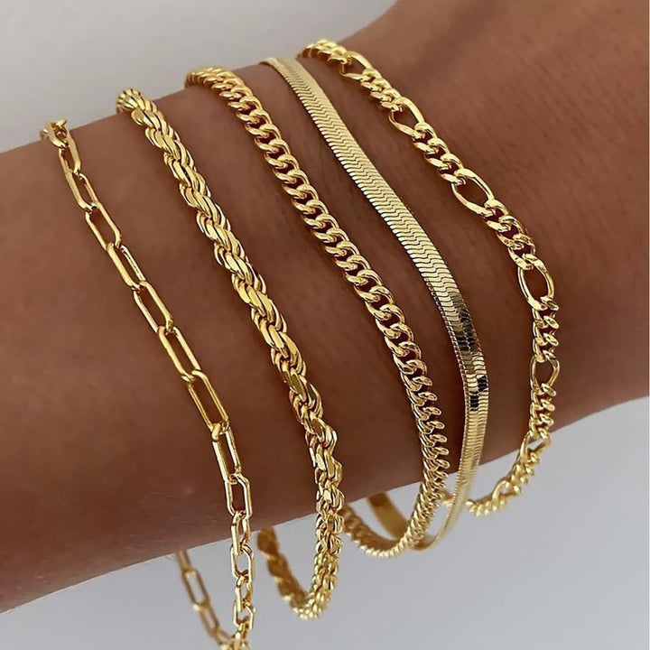 Valentina Gold Bracelet Set