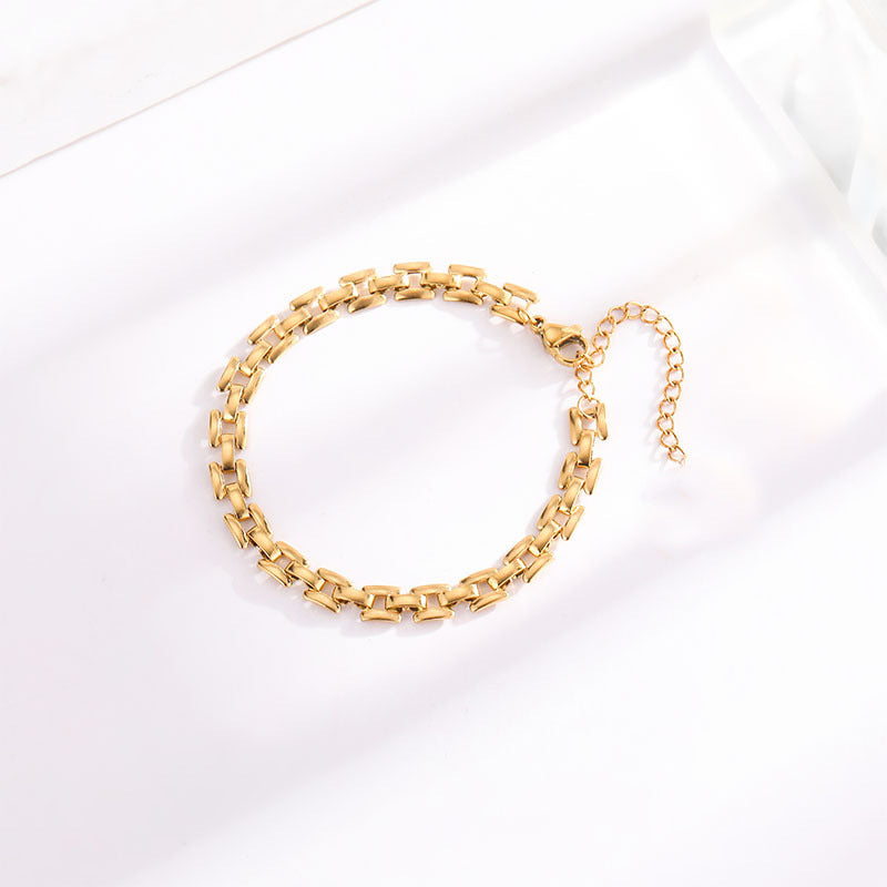 Gold Venetian Chain Bracelet