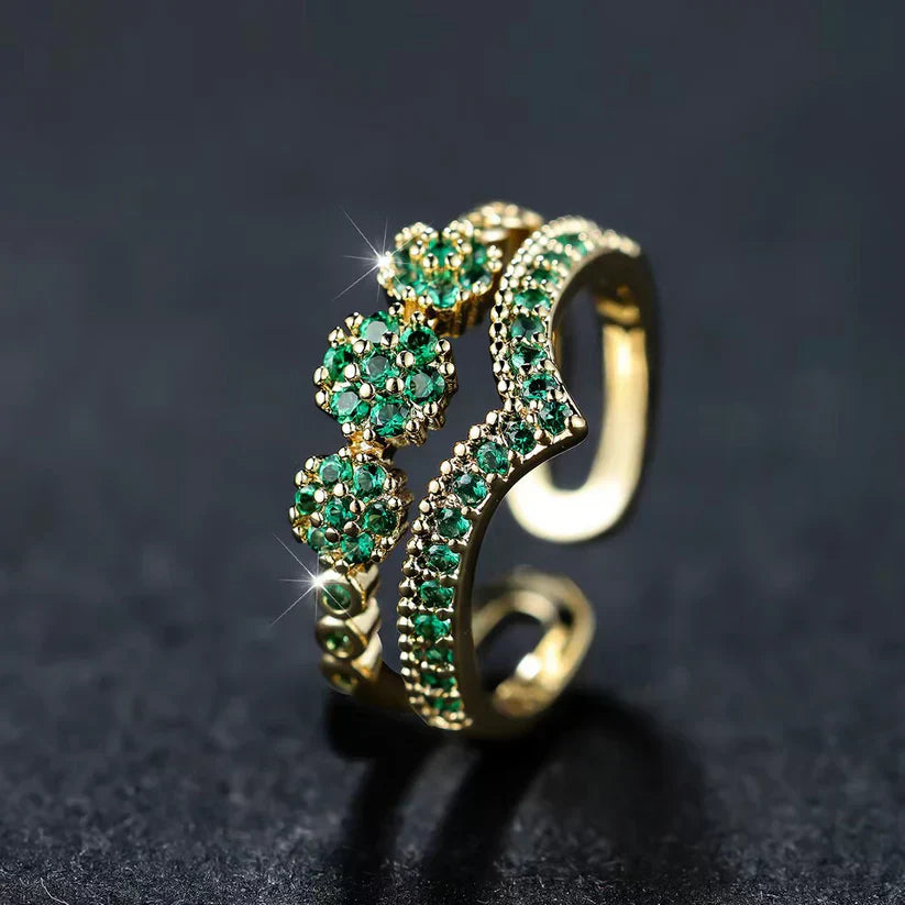 Emerald Crown Ring" can be rewritten as "Regal Emerald Crown Ring.