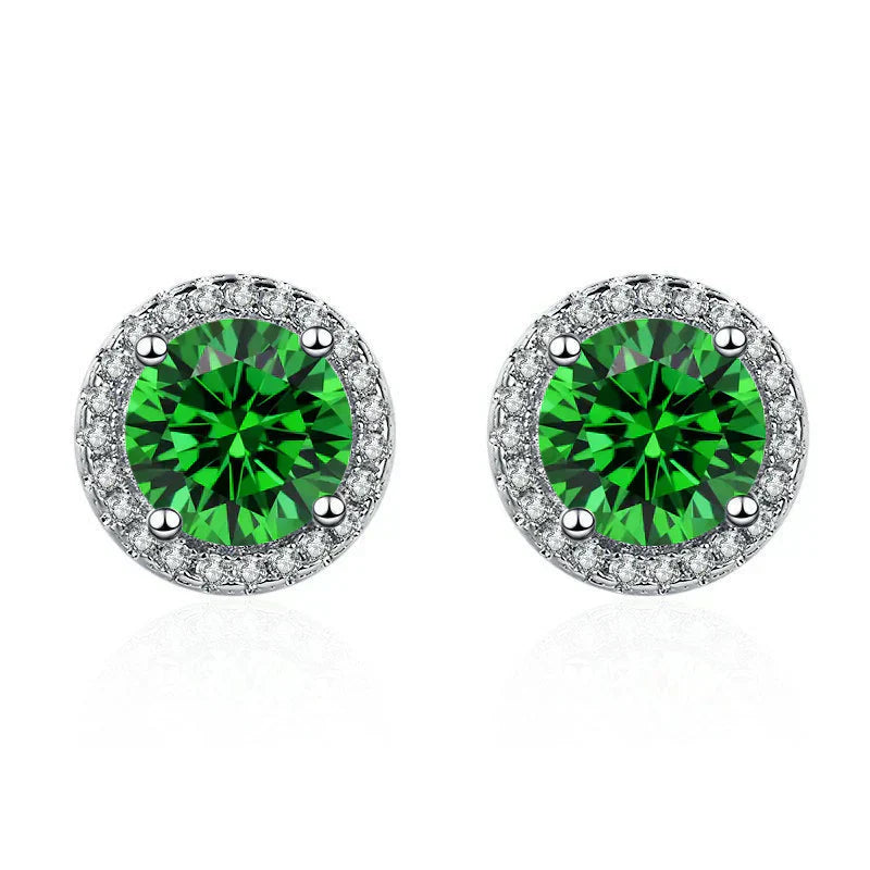 Emerald & Diamond Earrings