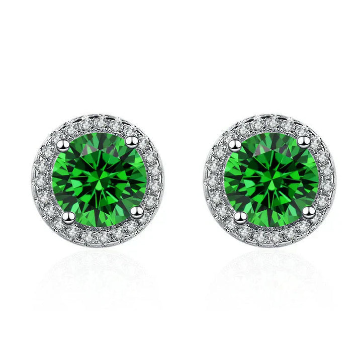 Emerald & Diamond Earrings