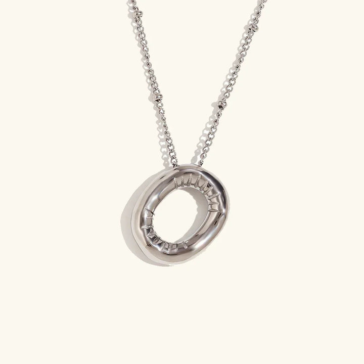 Balloon Initial Gold Necklace
