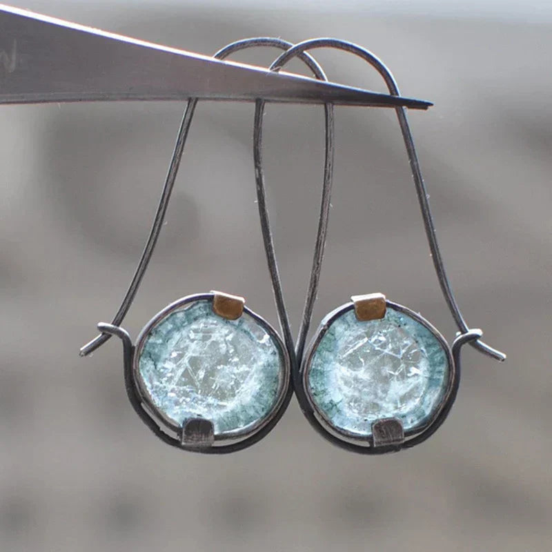 Retro Moonstone Earrings