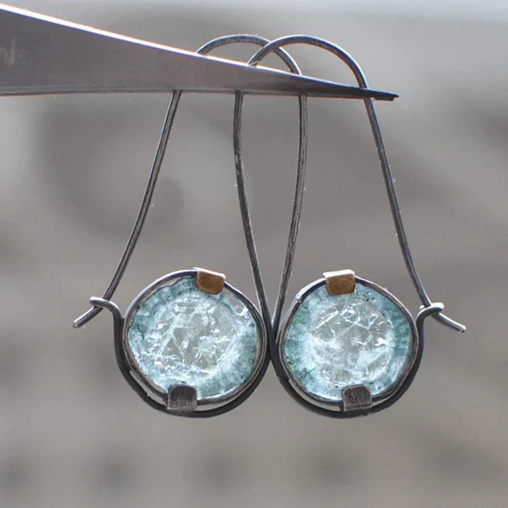 Retro Moonstone Earrings
