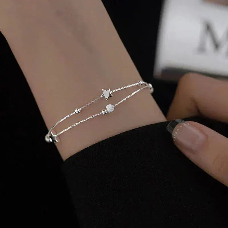 Starry Silver Bracelet