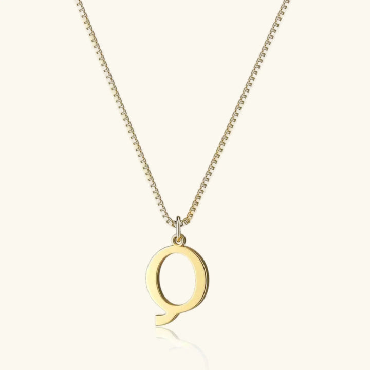 Gold Initial Necklace