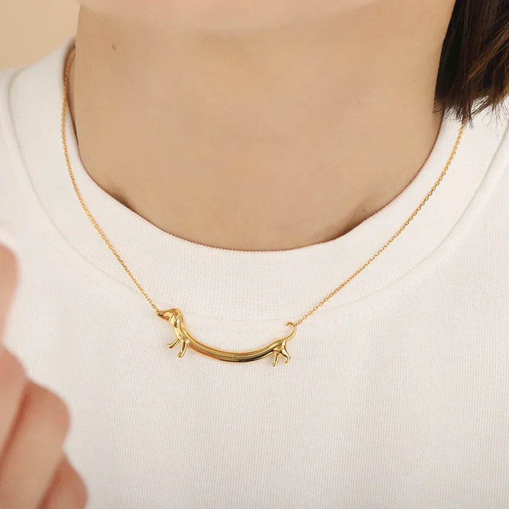 Golden Tone Collar Necklace
