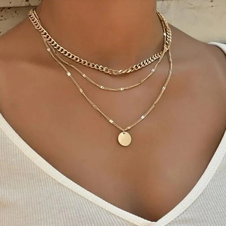 Gold & Silver Plated Necklace