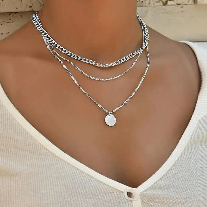 Gold & Silver Plated Necklace