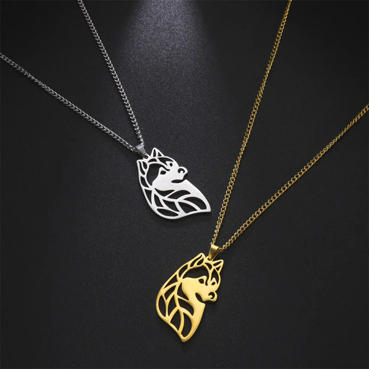 Silver and Gold Husky Collar