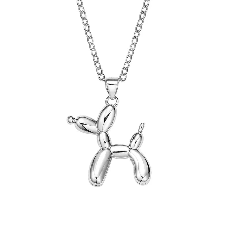 Gold & Silver Dog Balloon Collar