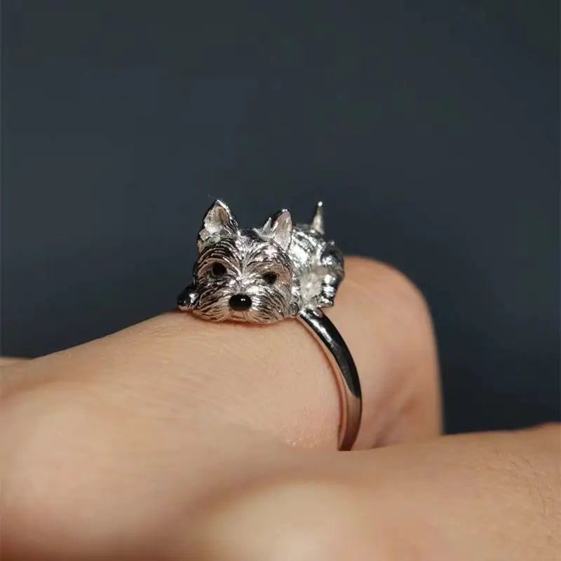 Adjustable Vintage-Inspired Dog Ring
