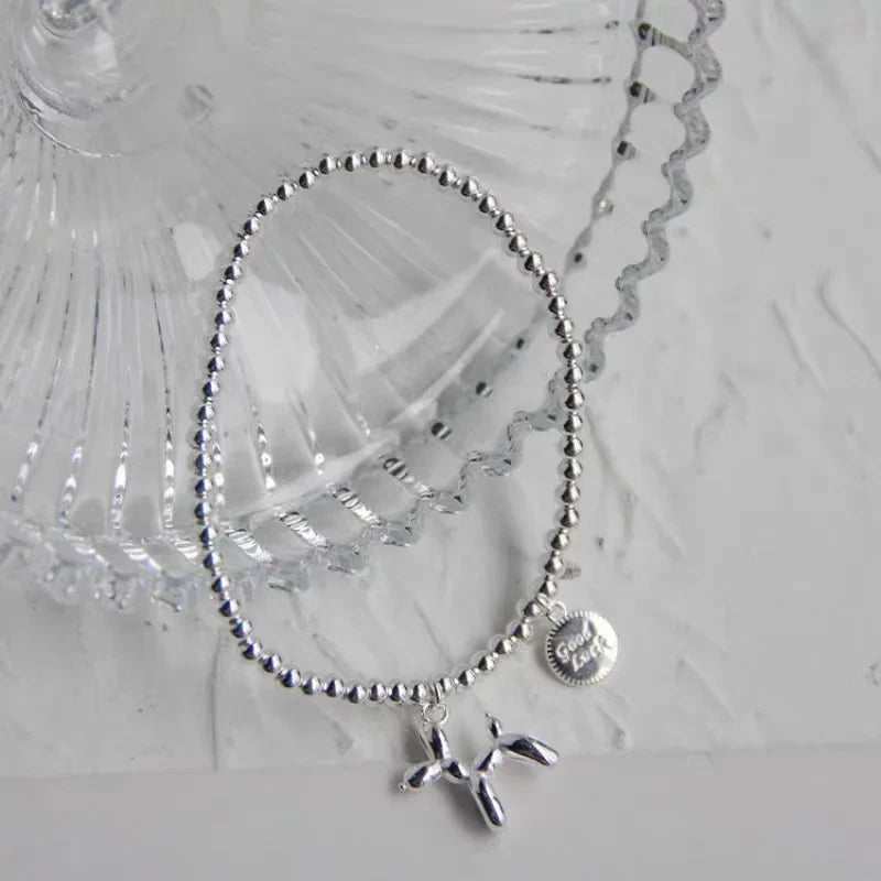 Balloon Dog Charm Round Bracelet