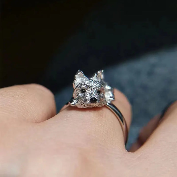 Adjustable Vintage-Inspired Dog Ring