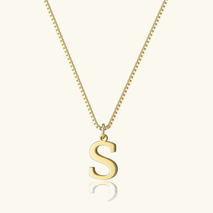 Gold Initial Necklace