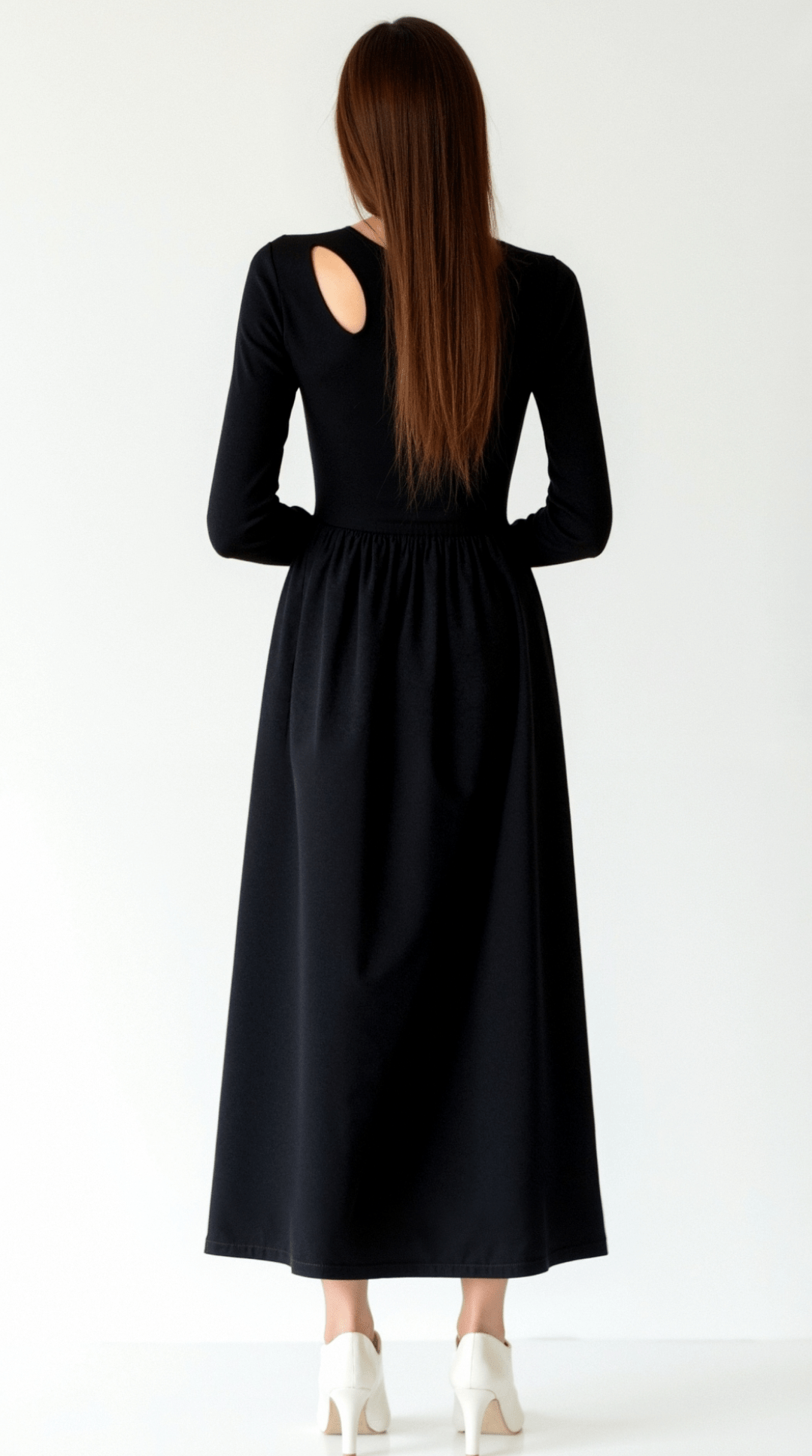 Charlotte Elegant Long Sleeve Maxi Dress