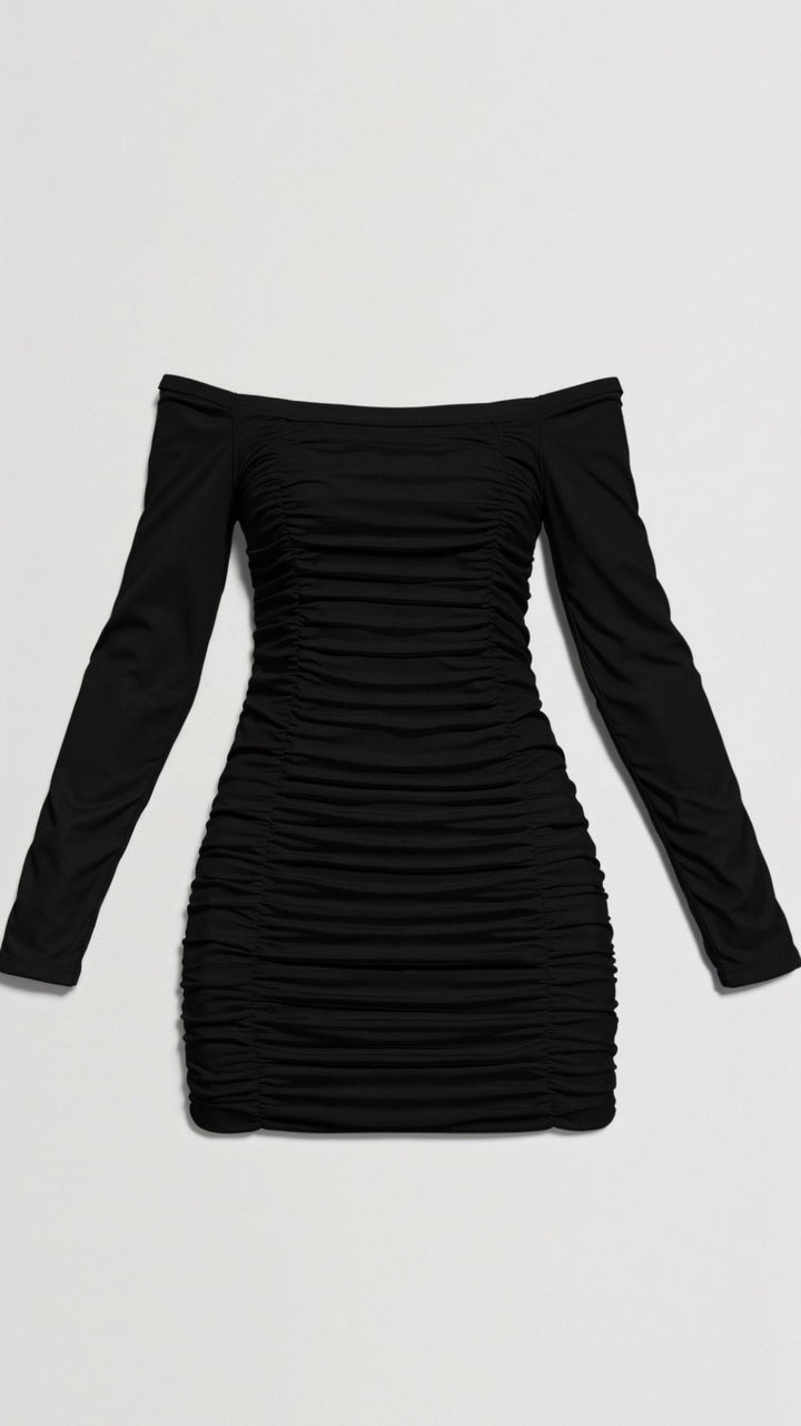 Emily Off-Shoulder Cocktail Dress