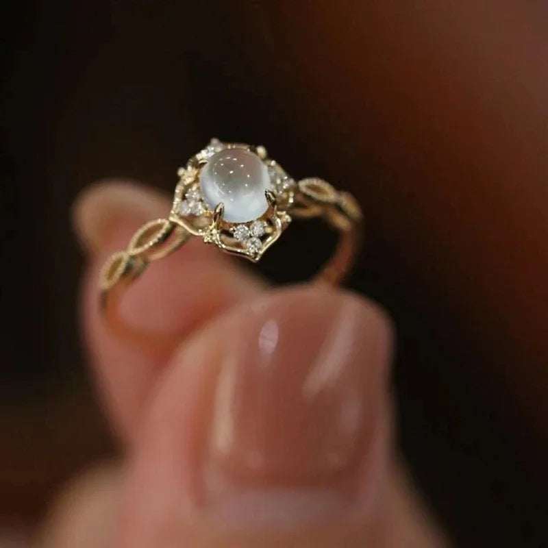 Mathilda Moonstone Ring