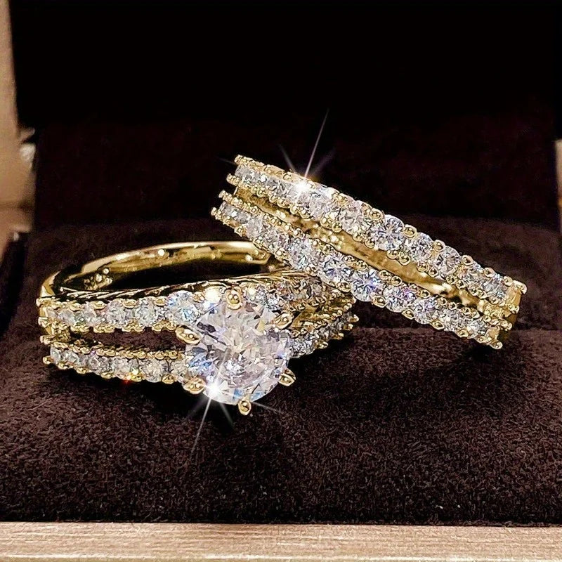 Zirconia Engagement Party Ring