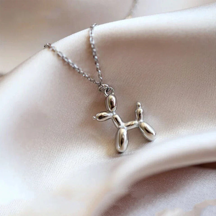 Gold & Silver Dog Balloon Collar