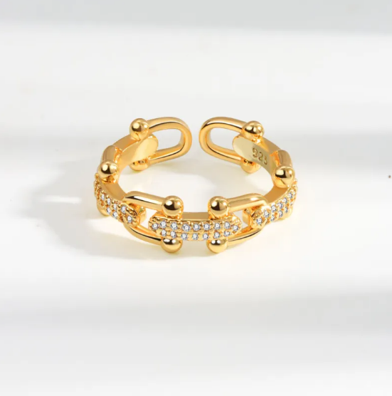 Hollow Horseshoe Chain Ring