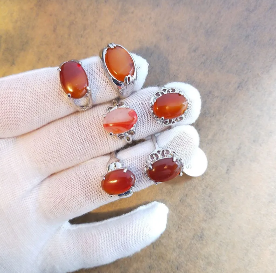 Natural Stone Ring Collection