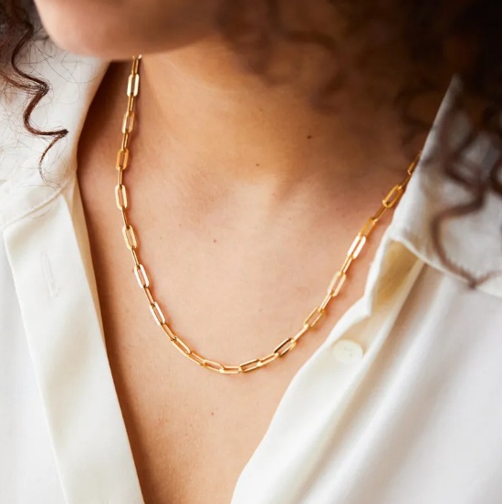 Stainless Steel Chain Collar for Women