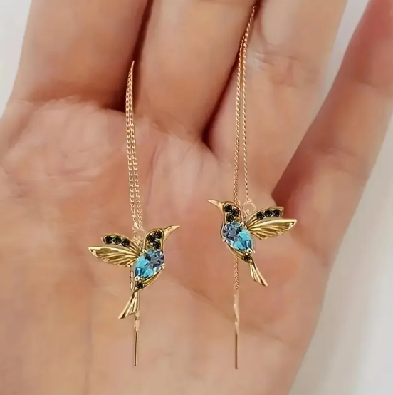 Vintage Bird Earrings