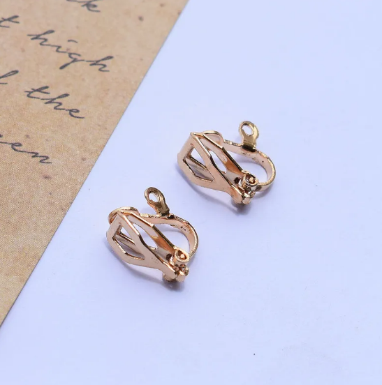 Copper-Plated Earring Hooks" can be rewritten as "Stylish Copper-Plated Earring Hooks.