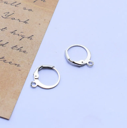 Copper-Plated Earring Hooks" can be rewritten as "Copper-Plated Earring Hooks - Stylish & Durable.