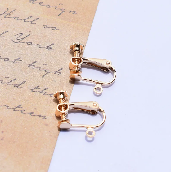 Copper-Plated Earring Hooks" can be rewritten as "Copper-Plated Earring Hooks - Stylish & Durable.